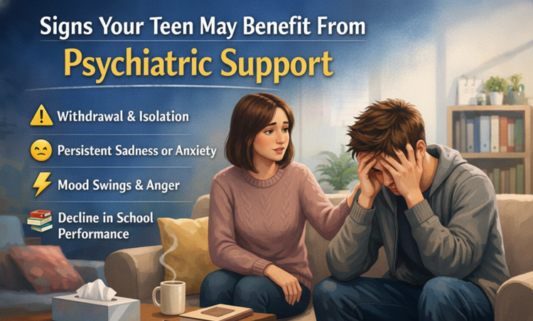 Signs Your Teen May Benefit From Psychiatric Support