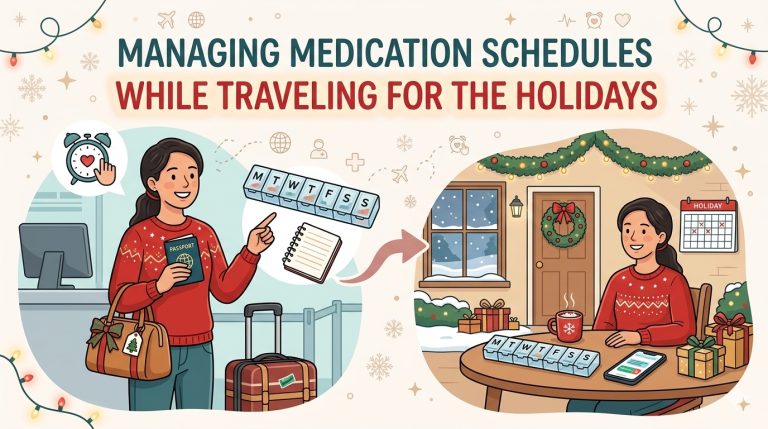 Managing Medication Schedules While Traveling for the Holidays